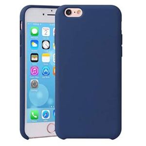 Soft Flexible Silicone Case for iPhone 6, Shockproof Anti-Scratch Slim TPU Protective Back Cover (Blue)