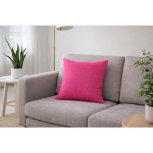 Hot Pink Throw Pillow / Pillowcase