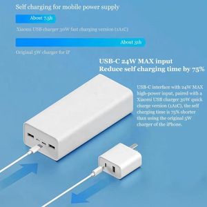 Portable Xiaomi 30,000mAh Power Bank with Quick Charge 3.0 for Smartphones and Laptops