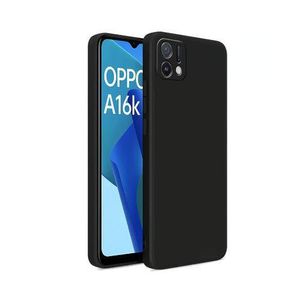 Oppo A16K Soft Anti-fingerprint Silicone TPU Protective Phone Cover Case