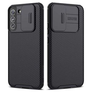 Nilkin Nillkin Case For Samsung Galaxy S22 Plus (6.6" Inch) CamShield Pro Slider Camera Close & Open Double Layered Protection TPU + PC Black