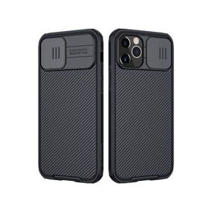 Nillkin Case for iPhone 12 Pro Max Cover Hard CamShield with Camera Slide Protective Cover
