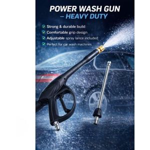 Durable Pressure Washer Gun Heavy Duty Power Wash Tool 