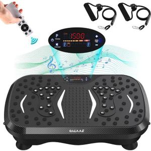 Vibration Plate Exercise Machine with Remote Control, Vibration Platform, Whole Body Workout Machine, Fitness Machine, Foots Massage, Pain Relief, for Weight Loss Shaping Toning Wellness Home Gyms Workout Home Office, 