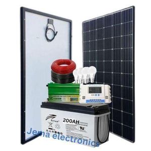 Sunlight Solar  300w Fullkit 300w Panel ,200ah Ritar Battery,1000w Inverter,20amps Controller,6bulbs,20m Dropping Wire