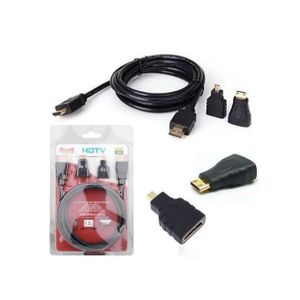 Mini Hdmi 2Av HDTV 3 IN 1 HDMI Cable Micro HDMI Adaptor Mini HDMI HDMI To HDMI Cable