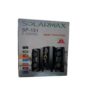 Solar Max  2.1CH High Quality Bass and Stereo Sub Woofer System with FM Radio and TF Playback/ Multimedia Speaker System Sorround Sound System with Bluetooth and Remote Control