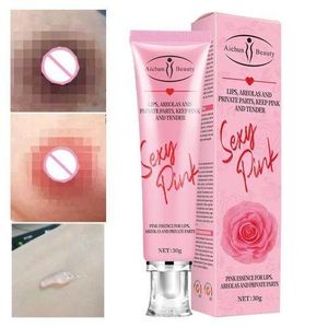 Aichun Beauty   Pink & Tender Lip Cream Essence For Areolas Dark Inner Parts.