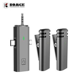 Wireless Lapel Microphone Type-c For IPhone Android IPad