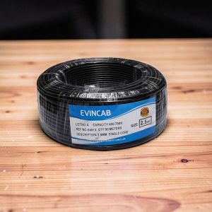 Evin  2.5mm Single Core Solid Anti-Aging UV Resistant Long-Lasting Electrical Wiring Cable 