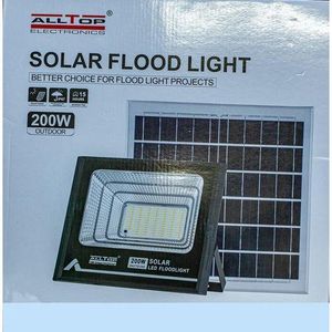 ALLTOP 200 Watts Solar Floodlights Solar Security Lights upto 15hrs Working time Light sensor , Lithium Battery