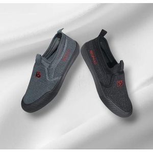 Men Classic Nyambane Timeless Rubbers Sneakers Shoes- BLACK