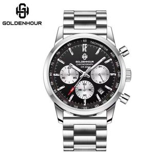 Luxury Golden Hour Chronograph – Fashionable Timepiece with Sporty Appeal