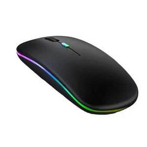 Rechargeable Wireless Mouse – Bluetooth + 2.4G Ultra-Thin & Backlit
