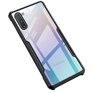 Hybrid Black Border TPU Bumper Case with AirEDGE Technology Crystal Clear Case, Drop protection Smartphone Cover for Samsung Galaxy Note10 (Samsung Note 10)