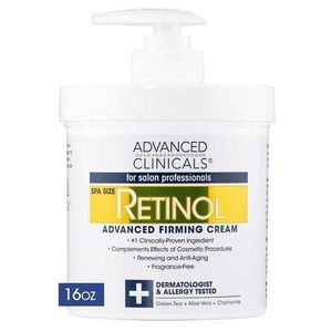 Advanced clinicals Retinol Body Lotion Moisturizer Face Lotion & Body Cream Crepey Skin Care Treatment Targets Look Of Crepe Skin, Wrinkles, Sagging Skin, & Sun Damaged Skin
