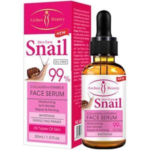 Aichun Beauty    99% Snail Vitamin E + Collagen Face Serum 30ml