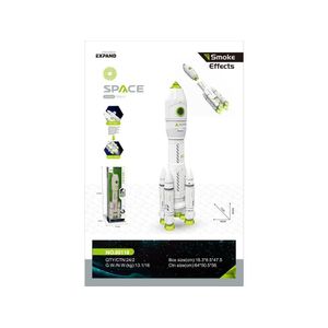 Rocket & Astronaut Space Exploration DIY Assembly Set