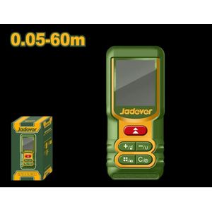JADEVER 60m Laser Distance Measure Meter Digital Laser Range finder Tape Portable Electronic Measuring Device Measure Area Volume Angle Pythagorean with LCD Display