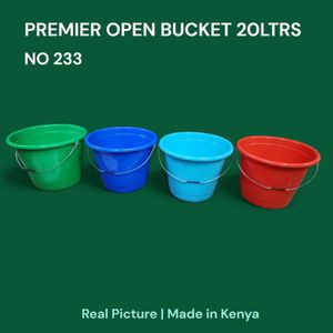 Premier Plastic Open Bucket – 20 Litres