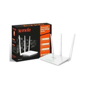 tenda F3 300Mbps Wireless Wi-Fi Router - White (3 High-Gain Antennas, Whole-Home Coverage)