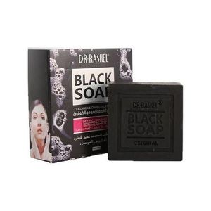 Dr. Rashel Black Soap With Collagen & Charcoal, Acne Treatment-100g