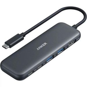 Anker USB C Hub 100W 5-in-1 USBC to HDMI Splitter with 4K Display, 1 x Powered USB-C 5Gbps & 2×Powered USB-A 3.0 5Gbps Data Ports for MacBook Pro, MacBook Air, HP,Dell and More