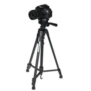 Aluminum Alloy Weifeng WT-3520 Tripod with Quick Release Plate and Adjustable Height for Photography
