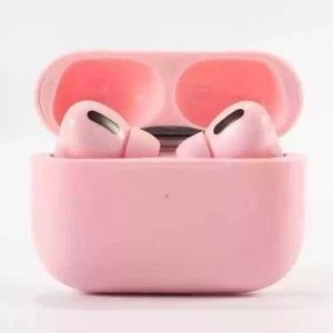 TWS Airpods Pro3 Bluetooth Headsets Wireless Pods Pro Earpods Earphones - Pink