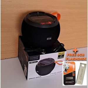 Robot Original Bass Bluetooth Speaker With Solar Panel