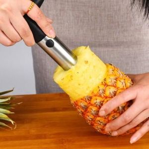 Stainless Steel Pineapple Peeler, Corer & Slicer – Quick & Easy Fruit Preparation Tool