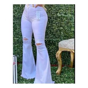 High Waist Body Shaper Jeans Casual Pant Trousers 