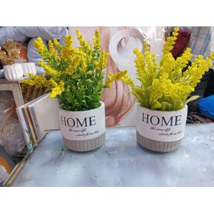 Decorative Artificial Flower Pot – Home & Office Display