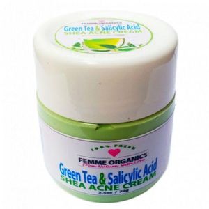 Femme Organics Green Tea & Salicylic Acid Shea Acne Cream 70g