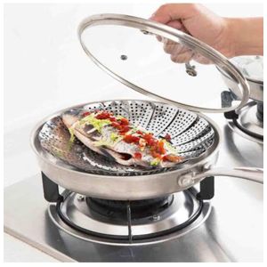 Stainless Steel Folding Steamer Basket & Food Strainer