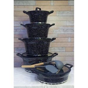 Bosch 10 Pieces Heavy Non-Stick Cooking Pot Sufuria Set Long Lasting Superior Non-stick Performance