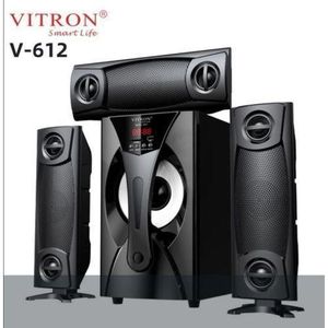 Vitron  V610/11/12 3.1CH Sub Woofer System Sorround Sound Multimedia Speaker System with Super Bass and Quality Stereo 