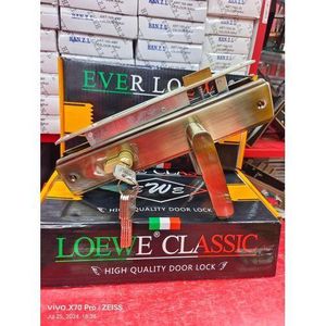 Loewe everloewe big Complete Steel/iron Metal door Lock set.High Quality Security,rust free.