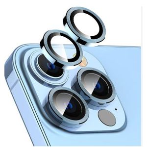 Camera Lens Protector for iPhone 13 Pro Max – Tempered Glass, Anti-Scratch, Night-Shooting Anti-Glare, Easy Install – Black