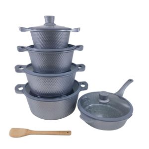 Bosch 12pcs Hot Selling German Life Stainless Steel Non Stick Cookware Set Pots and Pans 