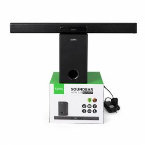 Synix SYN-S60 2.1CH TV Soundbar with Subwoofer, Bluetooth, USB & Remote