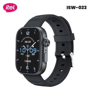 Itel Storm Ultra Smartwatch 2.02'' HD Scratchproof O23 with Hands Free Calls, Remote Camera Control, BT Calling Message Notifications, Metal Crafted -Black