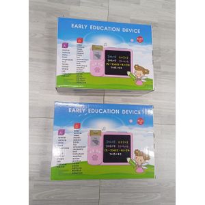 2-in-1 Educational Talking Flash Cards with LCD Writing Tablet – Interactive Early Learning Toy for Toddlers – Rechargeable 8.5" Drawing Board & Audible Vocabulary Reader