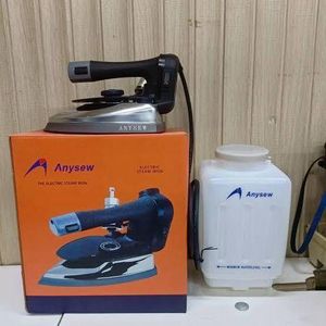 ANYSEW Big Base Electric Industrial Steam Iron Box With Water Bottle