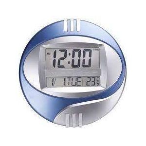 Temperature Display Digital Wall Electronic Clock LCD Moderne Calendar LED Bracket Watch Mute of Home Office Decoration