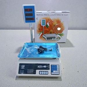High Performance Ultra High Quality Weighing Scale ACS 40 Upto 40Kgs Computerized Electronic Weight and Price Computing Digital weighing scale