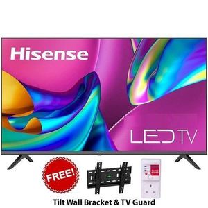 Hisense 43” FRAMELESS FULL HD SMART TV, VOICE CONTROL, BLUETOOTH, NETFLIX, YOUTUBE + WALL BRACKET + TV GUARD 43A4GKEN