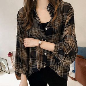Fashion (Multi-A)Plaid Lace Up Hook And Eye Tank Top Checked Tops Cami  Spaghetti Strap Women's Tees WEF @ Best Price Online