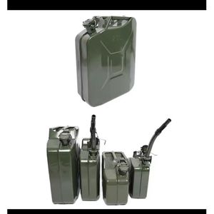 Heavy Duty Metallic Fuel Backup Jerican, Comes With Pouring Spout