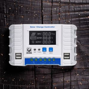 Over-Discharge Safety 12V/24V 20A PWM Solar Charge Controller LCD